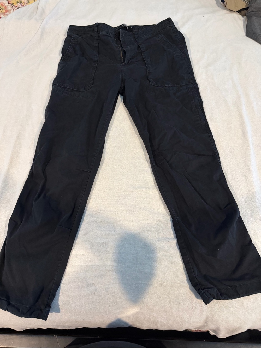 Hollister Men's Black Cargo Pants
